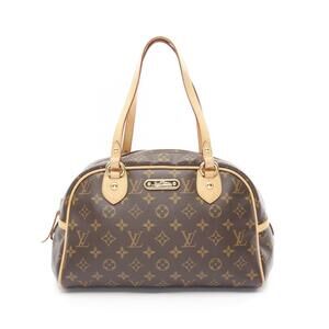 Louis Vuitton Montorgueil Shoulder Bag Canvas Leather Monogram Brown